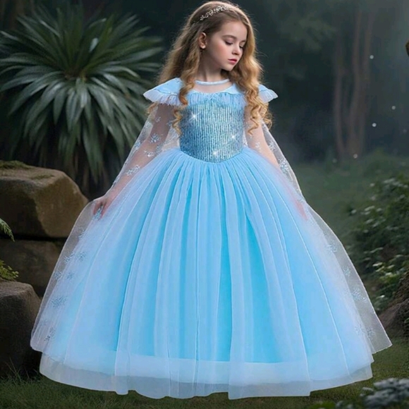 Other - Elegant Blue Princess Dress